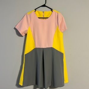 Adorable colorblock minidress